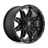 Fuel 1PC D531 HOSTAGE 18x9 +1mm Matte Black