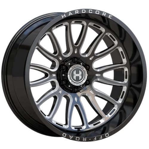 Hardcore Offroad HC101 Gloss Black with Milled Spoke Windows