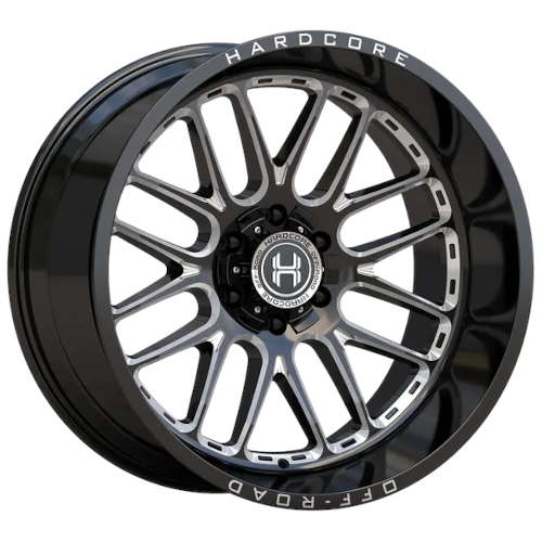 Hardcore Offroad HC102 Gloss Black with Milled Spoke Windows
