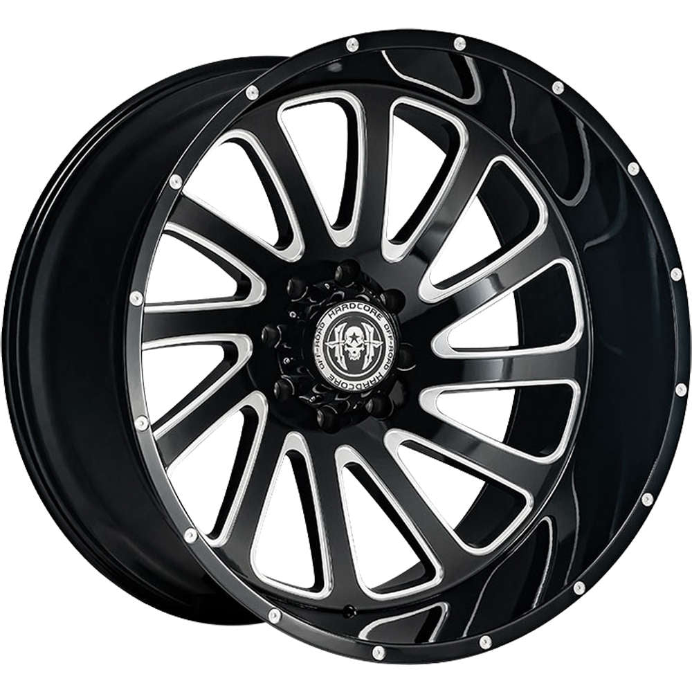 Hardcore Offroad HC15 Gloss Black with Milled Spoke WIndows