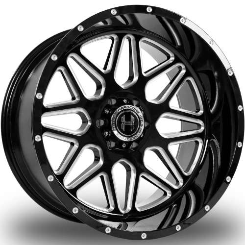 Hardcore Offroad HC18 Gloss Black with Milled Spoke WIndows
