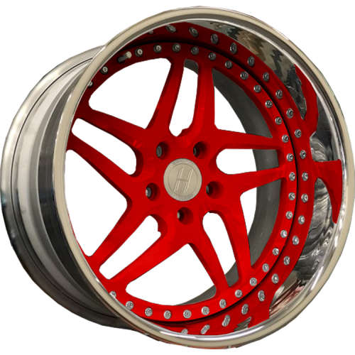 Heritage Ebisu Directional Gloss Blood Red with a Polished Lip