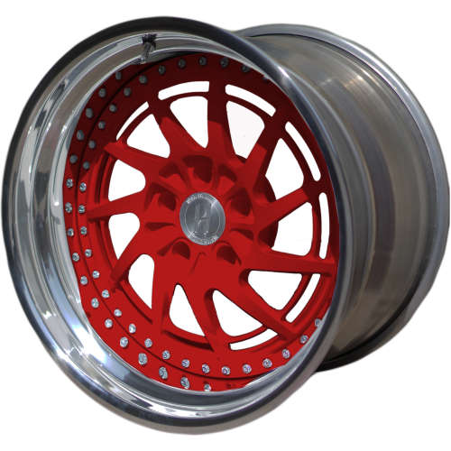 Heritage Hokkaido Directional Gloss Blood Red with a Polished Lip