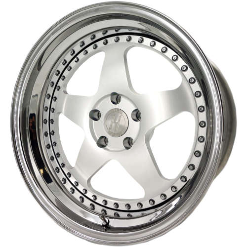 Heritage Imola 19x8.5 +45mm Classic Silver with a Polished Lip – TFS Wheels
