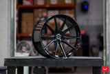 Vossen HF-3 24x10 Double Tinted Gloss Black premium Euro wheel