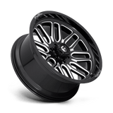 Fuel 1PC D662 IGNITE 20x9 +1mm Gloss Black Milled