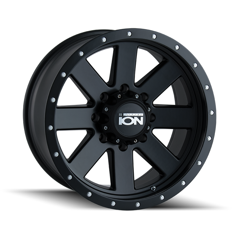 Ion 134 20x10 matte black truck wheel