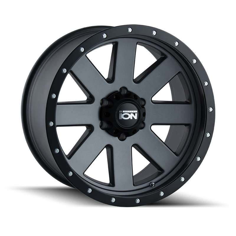 Ion 134 20x9 +18 matte gunmetal premium truck wheel
