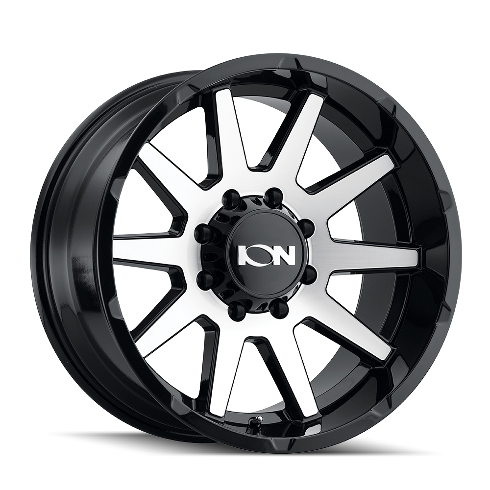 Ion 143 Gloss Black Machined wheel