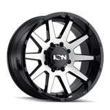Ion 143 Gloss Black Machined wheel