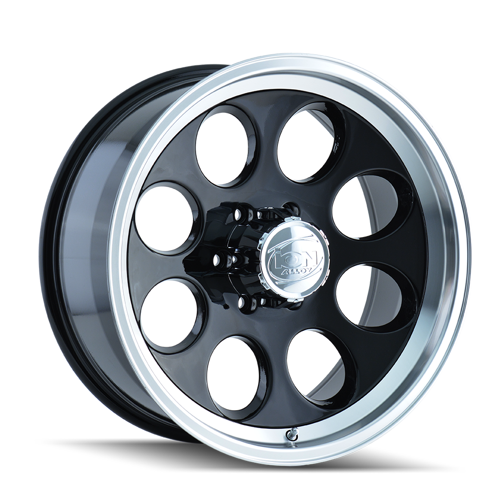 Ion 171 Gloss Black Machined wheel