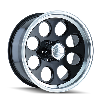 Ion 171 Gloss Black Machined wheel