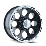 Ion 174 Gloss Black Machined wheel