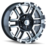 Ion 179 Satin Black Machined wheel