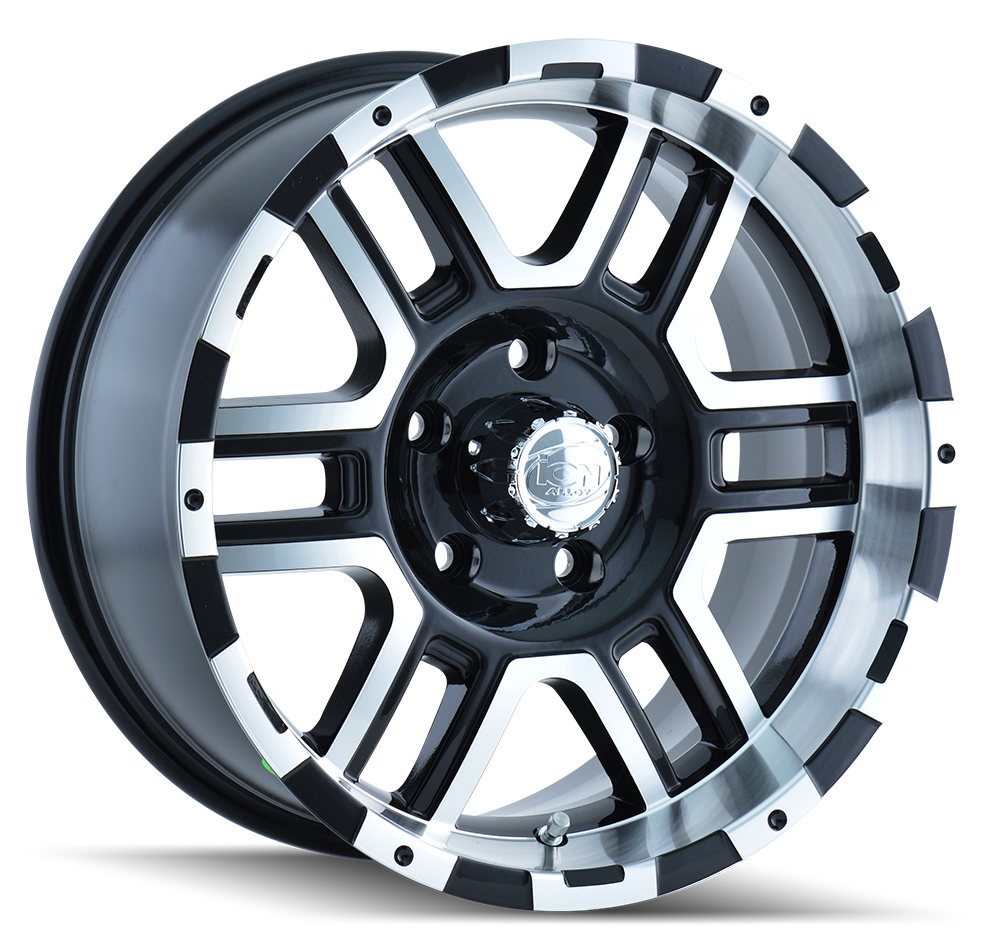 Ion 179 Satin Black Machined wheel
