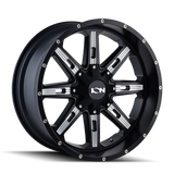 Ion 184 Satin Black Milled wheel