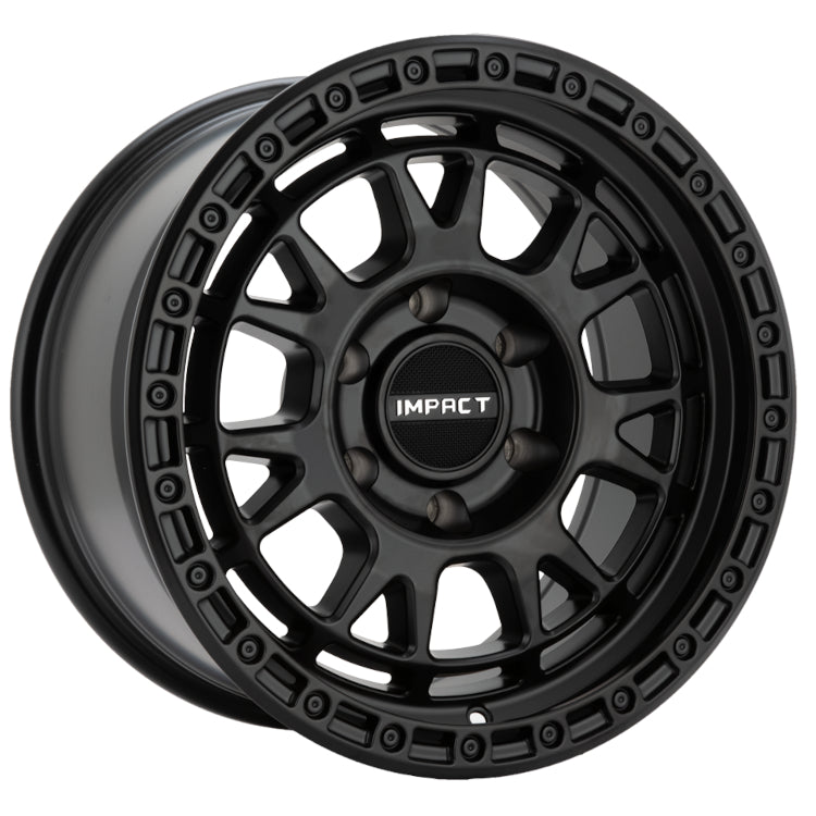 Impact Offroad 8819 Satin Black with a Simulated Beadlock