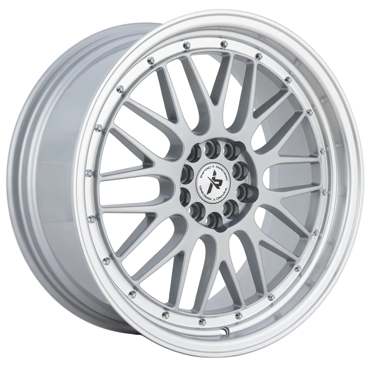 Impact Racing 505 Silver with a Machined Lip Wheel