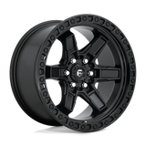 Fuel 1PC Kicker Black wheel