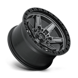 Fuel 1PC D698 KICKER 18x9 +1mm Matte Gun Metal Black Bead Ring