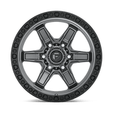 Fuel 1PC D698 KICKER 17x9 +1mm Matte Gun Metal Black Bead Ring (5x150)