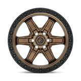 Fuel 1PC D699 KICKER 17x9 +12mm Matte Bronze Black Bead Ring