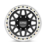 KMC KM235 GRENADE CRAWL BEADLOCK 17x9 -38mm Satin Black