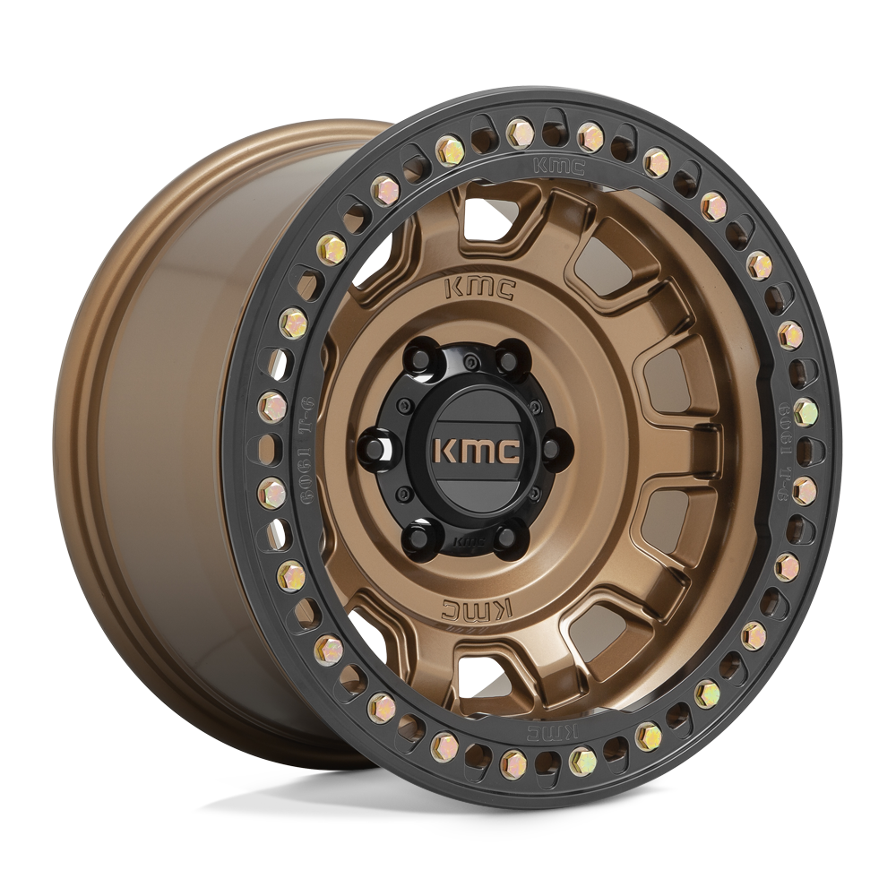 KMC KM236 TANK BEADLOCK Bronze wheel