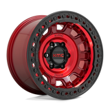 KMC KM236 TANK BEADLOCK Red wheel