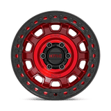 KMC KM236 TANK BEADLOCK 17x9 -38mm Candy Red