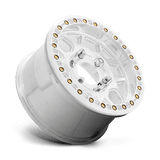 KMC KM444 17x9 -12mm Raw Machined with Slotted True Beadlock