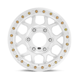 KMC KM444 17x9 +25mm Raw Machined with Slotted True Beadlock
