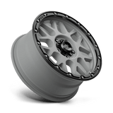 KMC KM535 Grenade Off-Road 18x8.5 Matte Gray Matte Black Lip premium Euro truck wheel