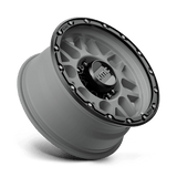 KMC KM535 GRENADE OFF-ROAD 18x8.5 0mm Matte Gray Matte Black Lip