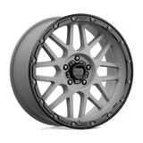 KMC KM535 GRENADE OFF-ROAD 20x9 +18mm Matte Gray Matte Black Lip