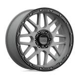 KMC KM535 GRENADE OFF-ROAD 20x9 +18mm Matte Gray Matte Black Lip