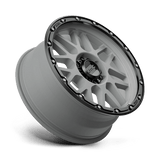 KMC KM535 GRENADE OFF-ROAD 16x8 -6mm Matte Gray Matte Black Lip