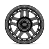 KMC KM540 18x8.5 +18mm Satin Black (5x150)