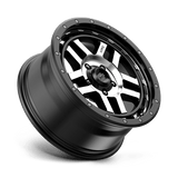 KMC KM540 Recon 18x8.5 Satin Black Machined premium truck wheel