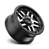 KMC KM540 Recon 18x8.5 Satin Black Machined premium truck wheel