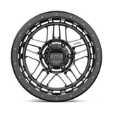 KMC KM540 Recon 18x8.5 Satin Black Machined premium truck wheel