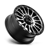 KMC KM542 IMPACT 17x8 +20mm Satin Black Machined (6x139.7)
