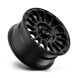 KMC KM542 Impact 17x8 +35 Satin Black premium multi-spoke wheel