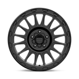 KMC KM542 Impact 17x8 +35 Satin Black premium multi-spoke wheel