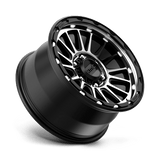 KMC KM542 IMPACT 17x9 +18mm Satin Black Machined