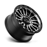 KMC KM542 Impact 18x9 Satin Black Machined premium truck wheel