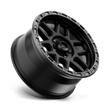 KMC KM544 MESA 18x9 +25mm Satin Black With Gloss Black Lip