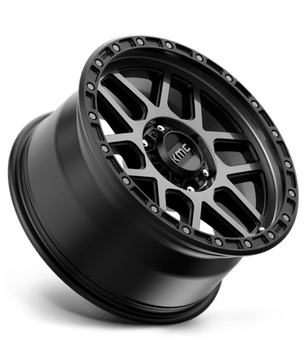 KMC KM544 MESA 18x9 +18 Satin Black with Gray Tint