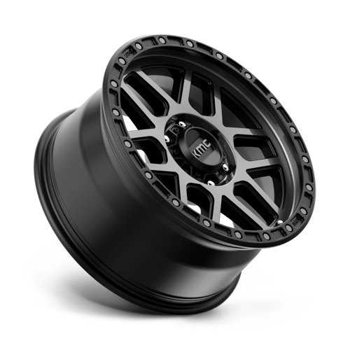 KMC KM544 MESA 18x9 +18 Satin Black with Gray Tint