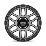 KMC KM544 Mesa 18x9 Satin Black with Gray Tint premium truck wheel